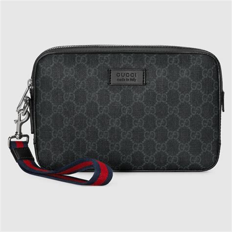 bolsa gucci negra para hombre|Bolso para hombre GG Black inGG Supreme.